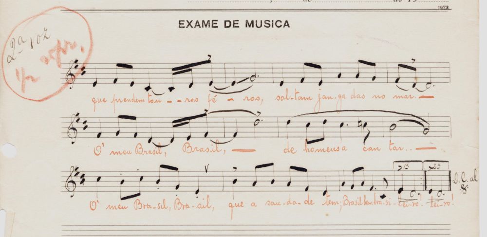 Foto - Espólio musical do Prof. Alfredo Franklin de Mattos
