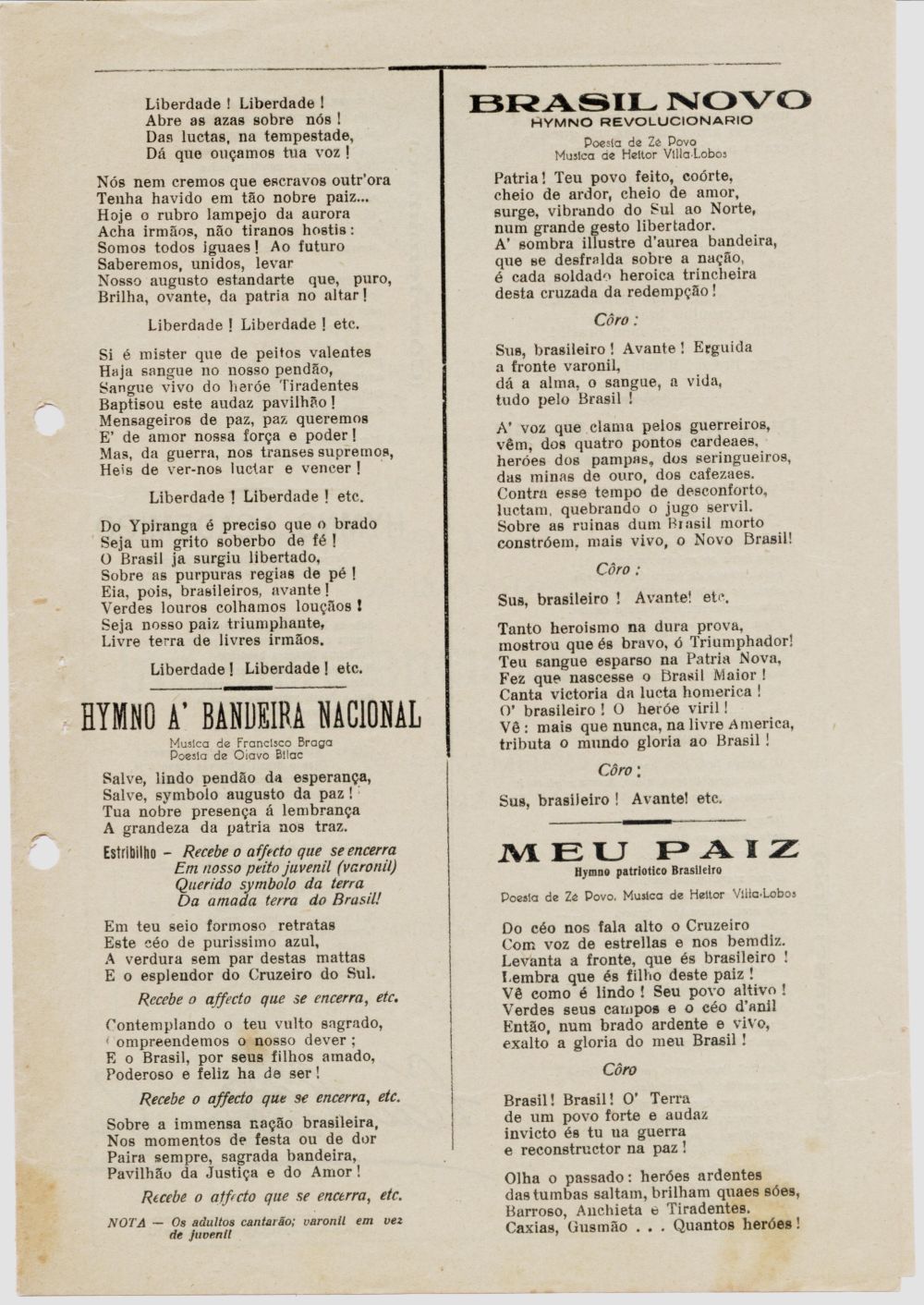 Foto - Espólio musical do Prof. Alfredo Franklin de Mattos
