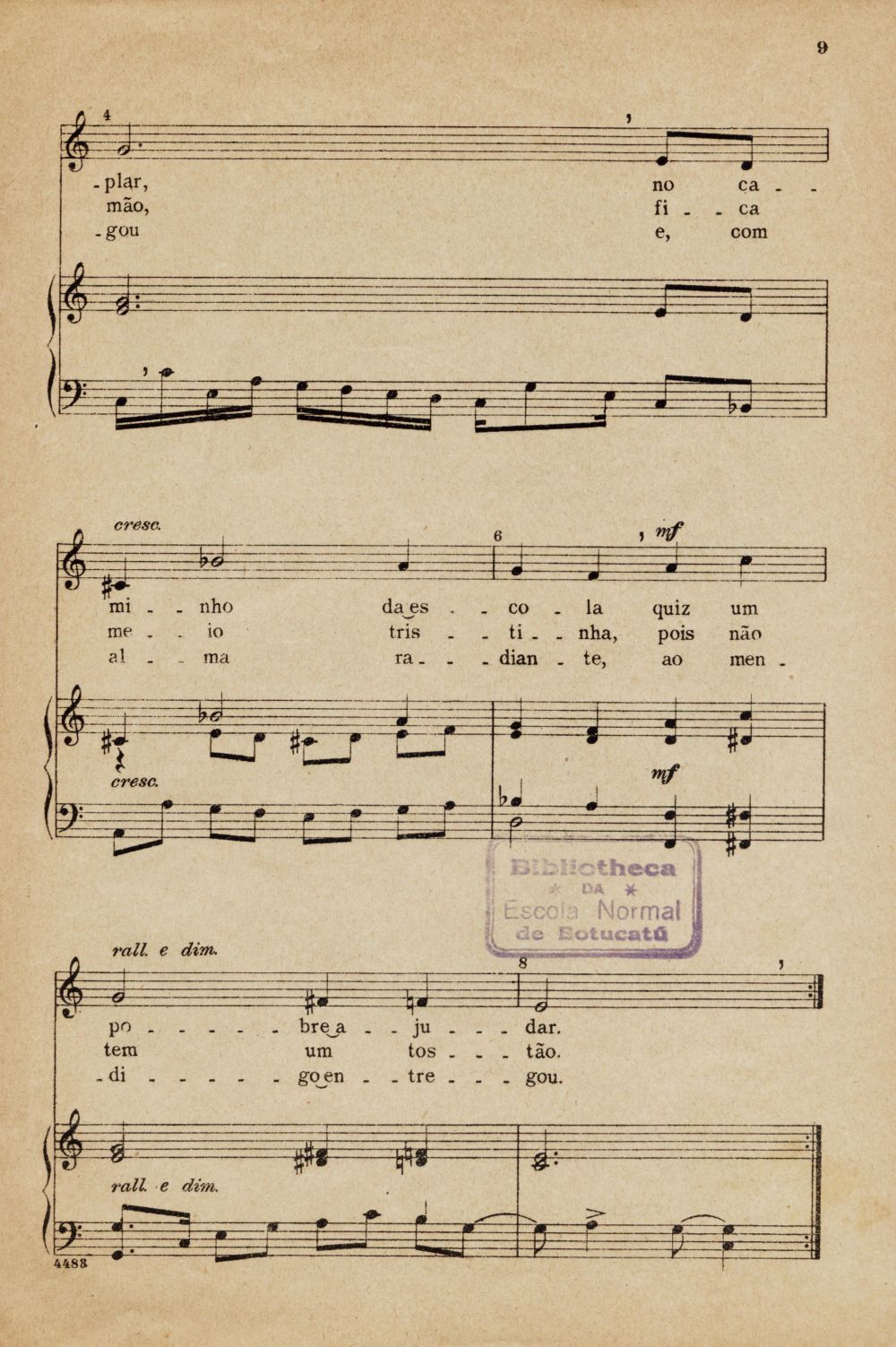 Foto - Espólio musical do Prof. Alfredo Franklin de Mattos
