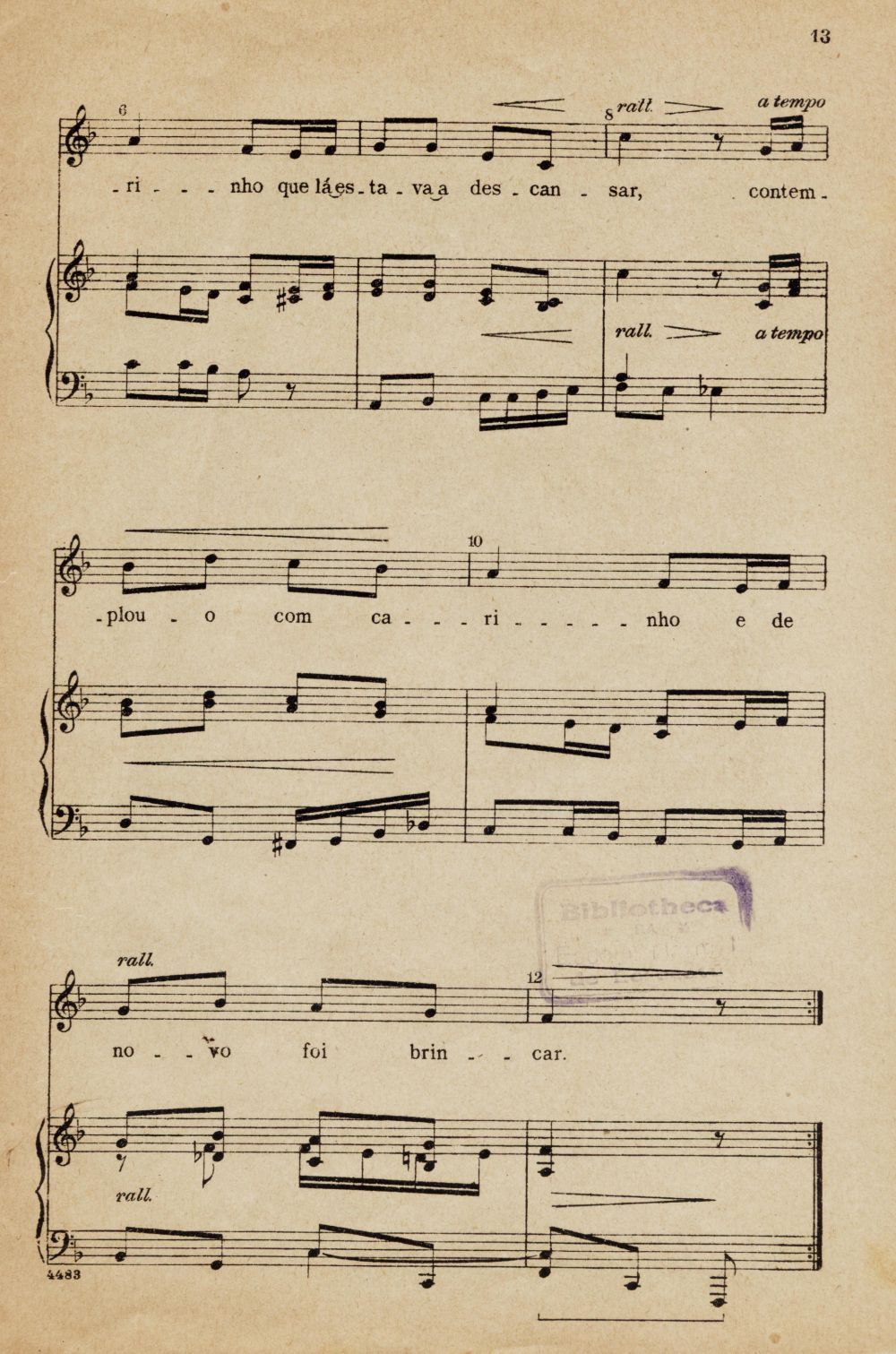 Foto - Espólio musical do Prof. Alfredo Franklin de Mattos
