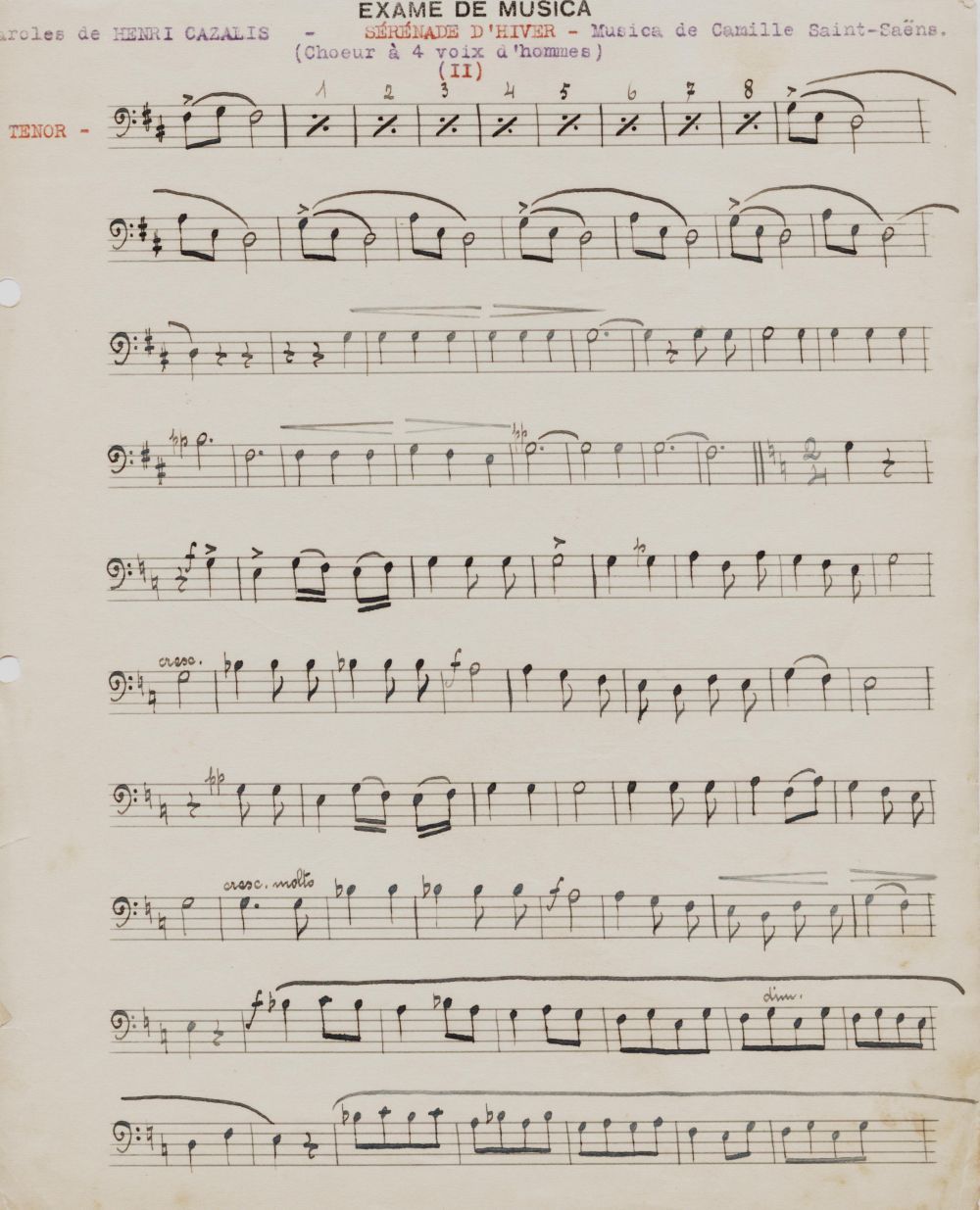 Foto - Espólio musical do Prof. Alfredo Franklin de Mattos
