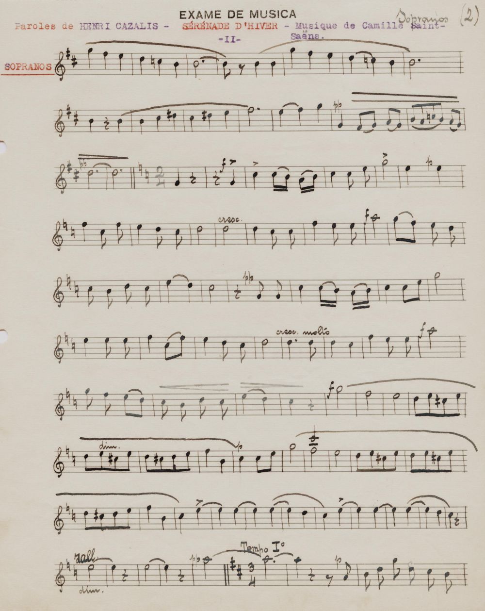 Foto - Espólio musical do Prof. Alfredo Franklin de Mattos
