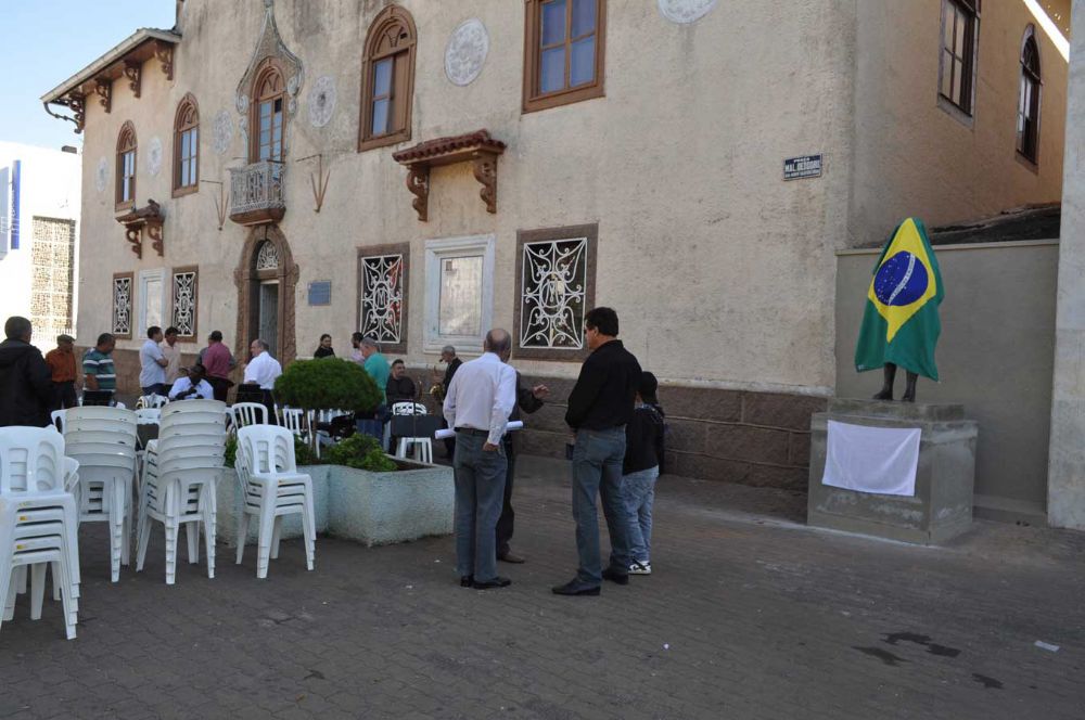 Foto - Inauguração da Estátua de Anesia Pinheiro Machado em Itapetininga em 16/07/2011